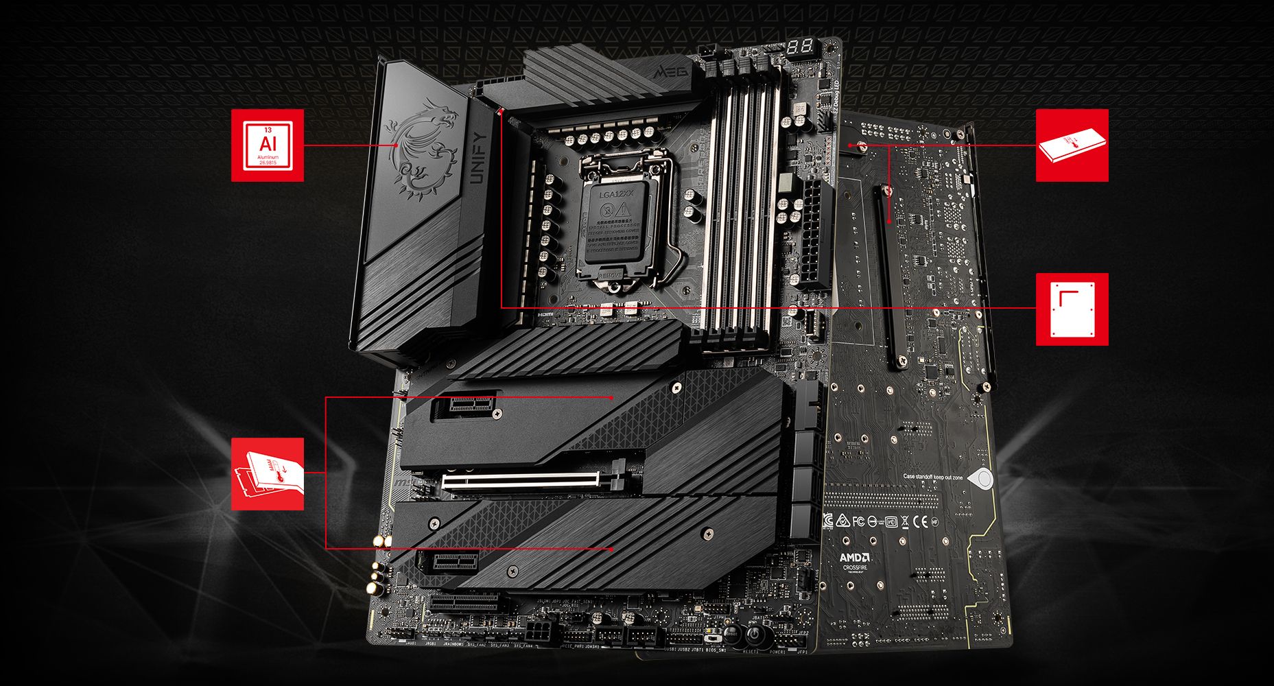 MSI MEG Z590 UNIFY LGA 1200 ATX Intel Motherboard